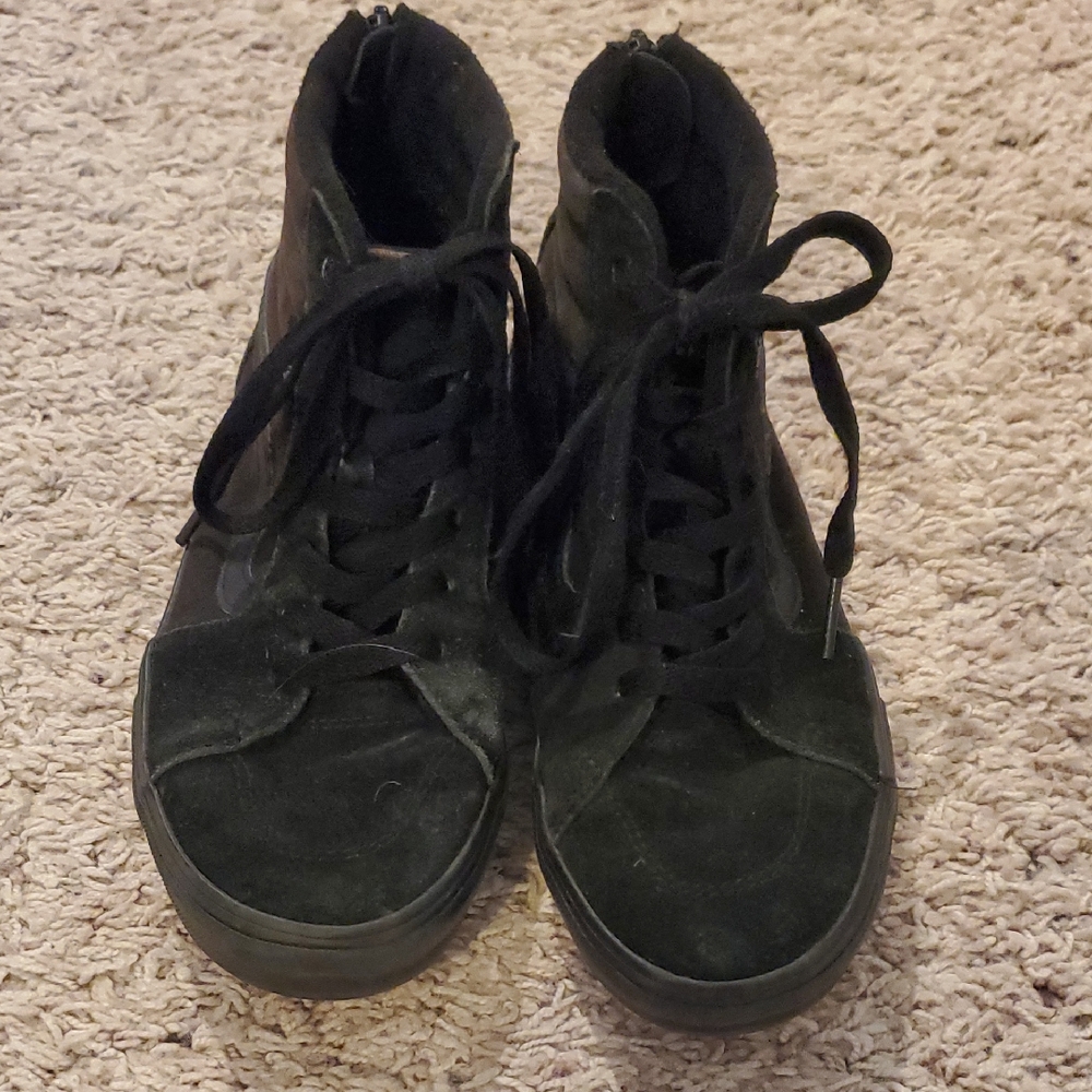 Black High-Top Sneakers